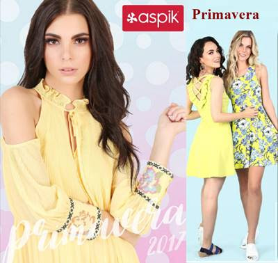 Catalogo Aspik: Ropa de Moda Mujer Primavera Verano 2017 1