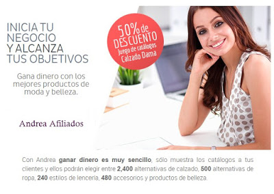 Andrea Afiliados - Como vender ropa y zapatos Andrea