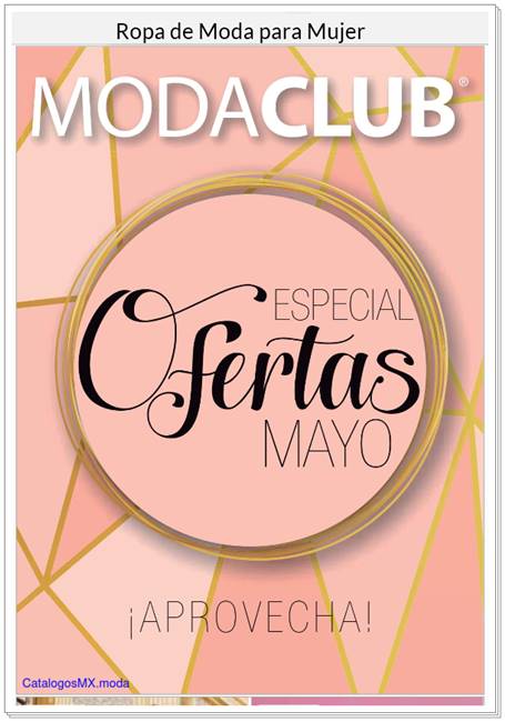Ofertas Moda Club Catalogo 2019 - Rebajas de Mayo - CatalogosMX