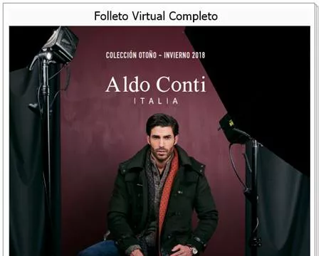 Aldo Conti Catalogo Otoño Invierno 2018
