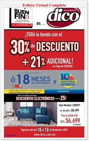 Catalogo Muebles Dico El Buen Fin 2018