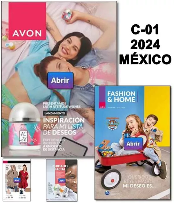 Catalogos Avon Campaña 1 2024 Mexico