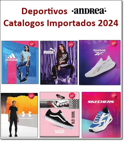 Folletos Deportivos Andrea Importados 2024