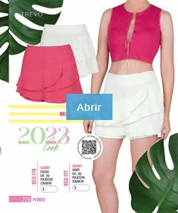 Catalogo Digital Trevo Primavera Verano 2023 Short, Pantalones, Faldas. Moda para mujeres