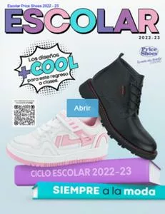 Catalogo Escolar Price Shoes 2022-2023 Online