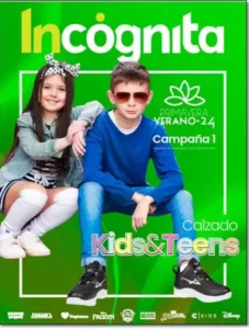 Catalogo Zapatos Teens Kids Incognita Niños PV 2024