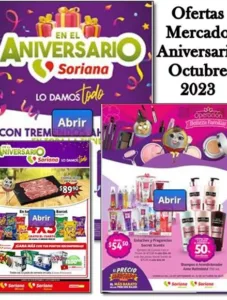 Folleto Soriana Mercado Aniversario 2023 Octubre