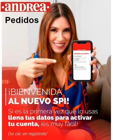 Pedidos Andrea por Internet