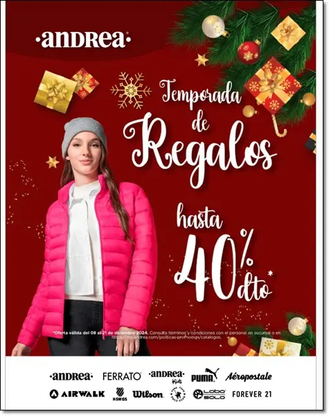 Portada Catálogo Andrea Regalos Navidad 2024