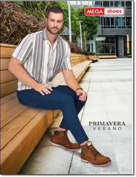 Portada Catalogo Megashoes Caballero 2025 PV