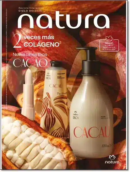 Portada Nuevo Catálogo Natura Ciclo 4 2025 MX