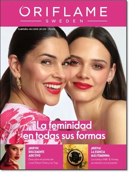 Portada Nuevo Catálogo Oriflame Campaña 4 2025 México