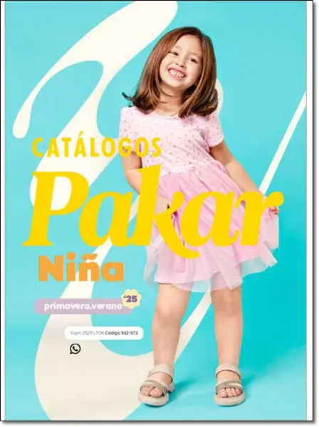 Portada Nuevo Catálogo Pakar Niña 2025 PV