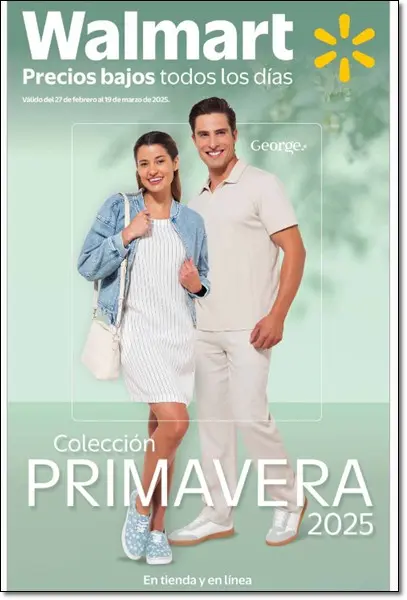 Portada Nuevo Folleto Walmart Ropa Primavera 2025
