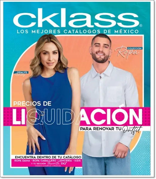 Portada Catalogo Cklass Liquidación de Ropa Abril 2025