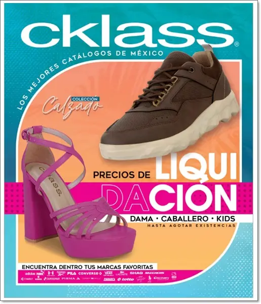 Portada Catalogo Cklass Liquidación de Zapatos Abril 2025