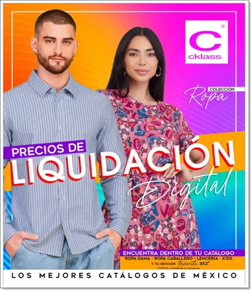 Portada Nuevo Catálogo Ofertas Cklass Liquidación Ropa Mar-Abr 2025