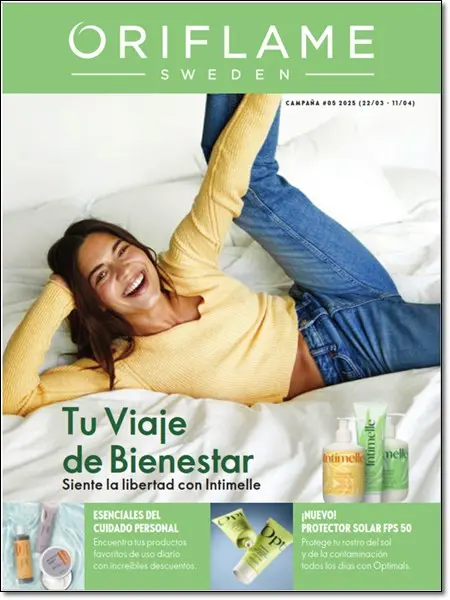 Portada Nuevo Catálogo Oriflame Campaña 5 2025 MX