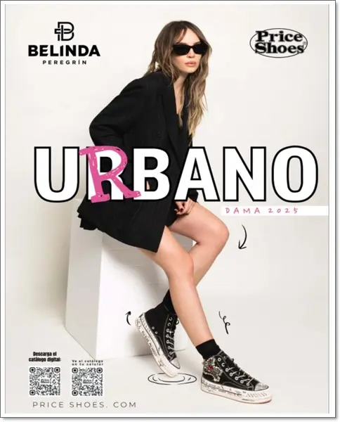 Portada Nuevo Catálogo Urbano Price Shoes 2025 Dama PV