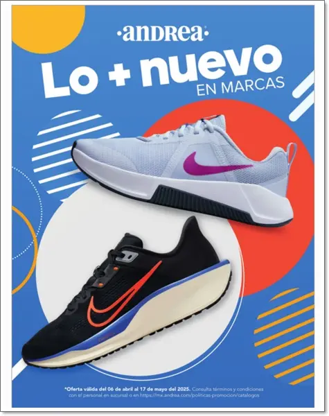 Portada Catalogo Andrea lo mas nuevo en marcas Abr-May 2025