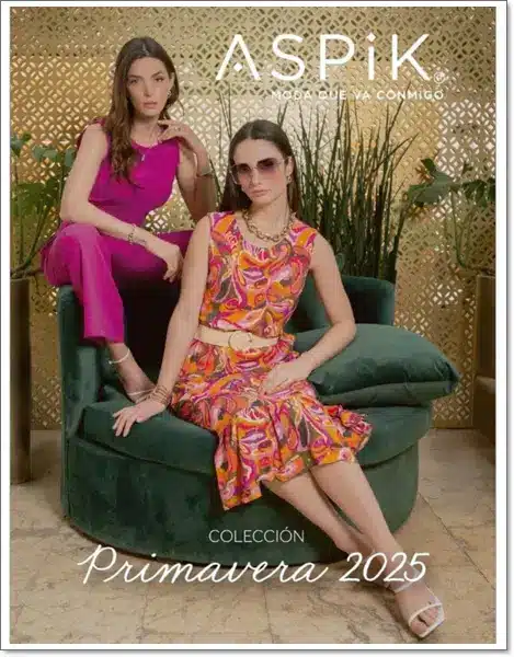 Portada Catálogo Aspik Ropa Mujer Primavera 2025