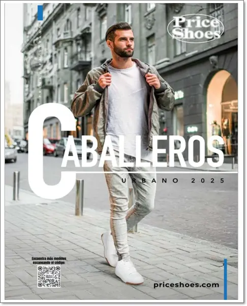Portada Catalogo Price Shoes Urbano Caballero 2025 PV