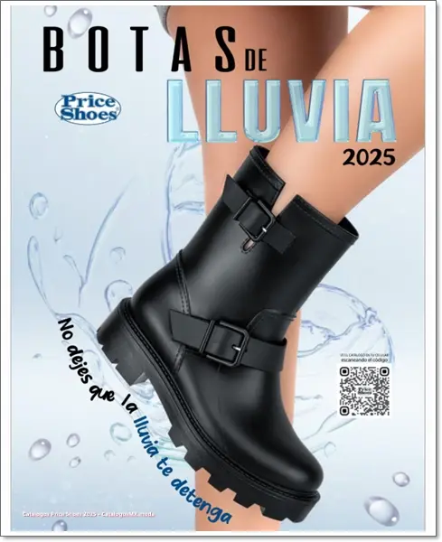 Catalogo Price Shoes Botas de Lluvia 2025
