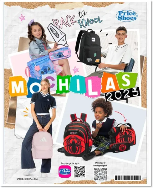 Catalogo Mochilas Price Shoes 2025 2026
