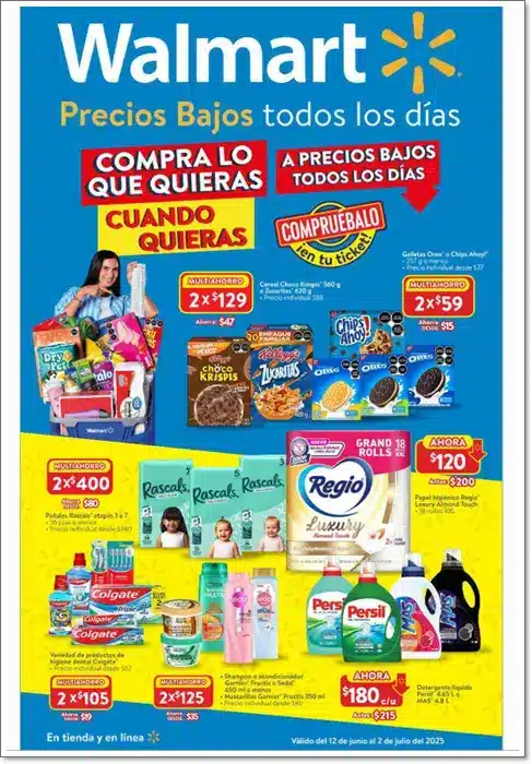 Catálogo Walmart Abarrotes junio 2025