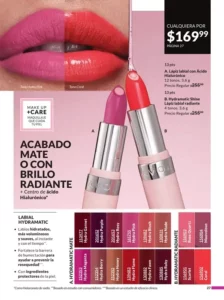 Oferta Labial Avon con Ácido Hialurónico al 7 agosto 2025