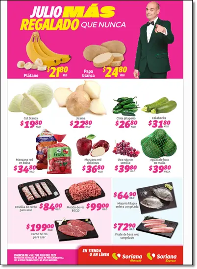 Julio Regalado Ofertas Soriana Fin Semana 4 7 Julio 2025 Folleto Mercado Julio Regalado Ofertas Soriana Fin Semana 4-7 Julio 2025 Folleto Mercado