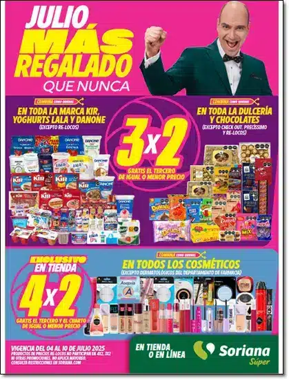 Julio Regalado Ofertas Soriana hoy 3×2 4 10 julio 2025 Super Julio Regalado Ofertas Soriana hoy 3×2 4-10 julio 2025 Súper