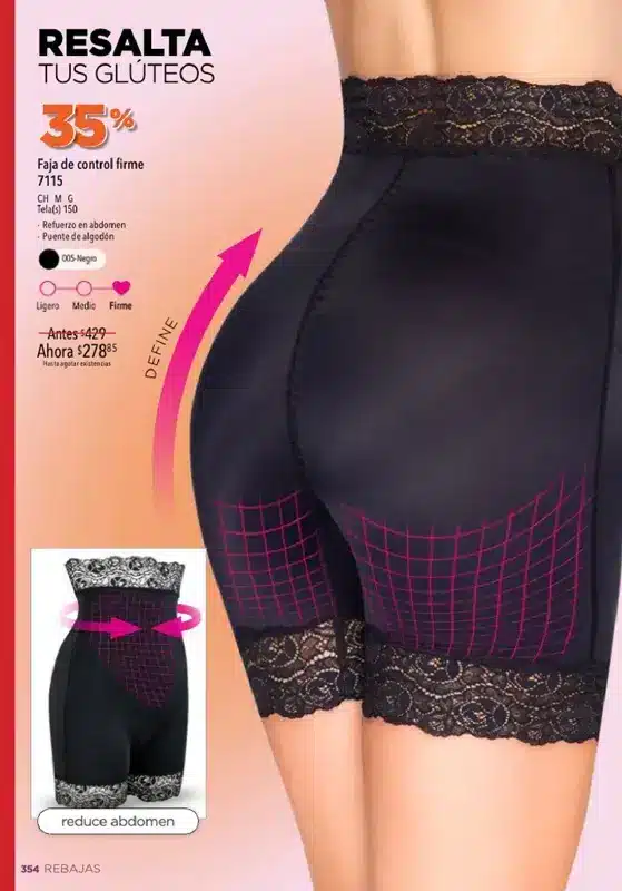 Faja de control y realce de glúteos de Ilusion