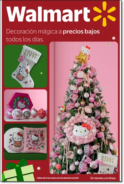 Walmart Navidad Decoración Catálogo de Precios México 2025