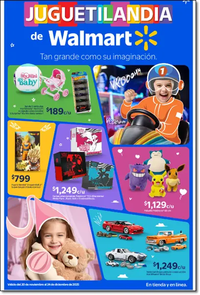 Catalogo Walmart Ofertas de Juguetes Mexico Diciembre 2025