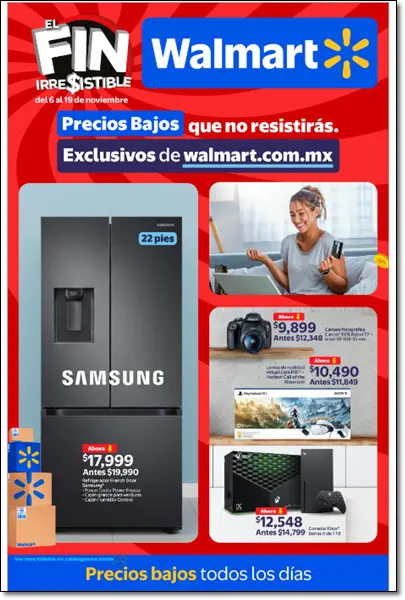 Walmart El Fin Irresistible 2025 Tienda Virtual
