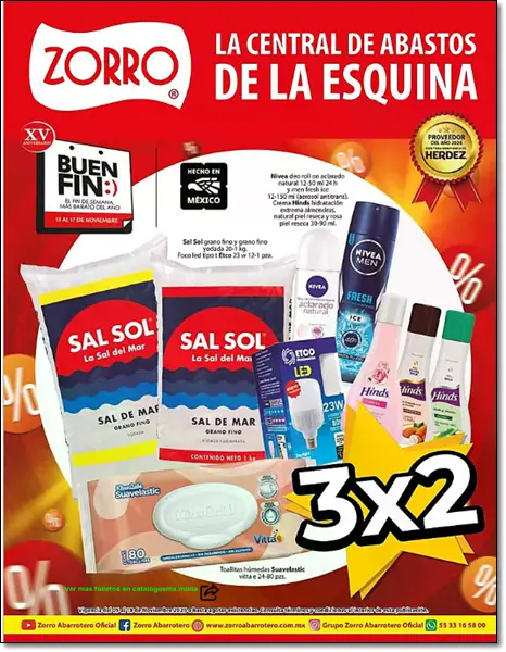 Zorro Abarrotero Precios Buen Fin 2025
