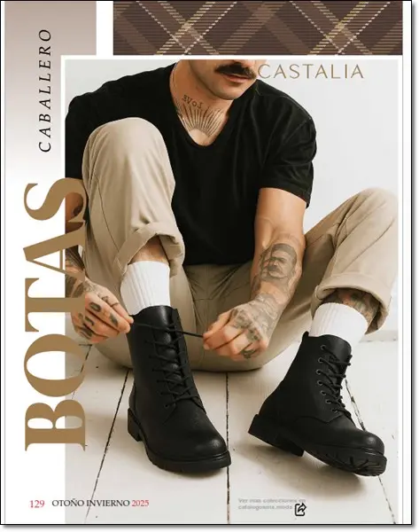 Catalogo Zapatos Castalia Caballero 2025 Mexico OI