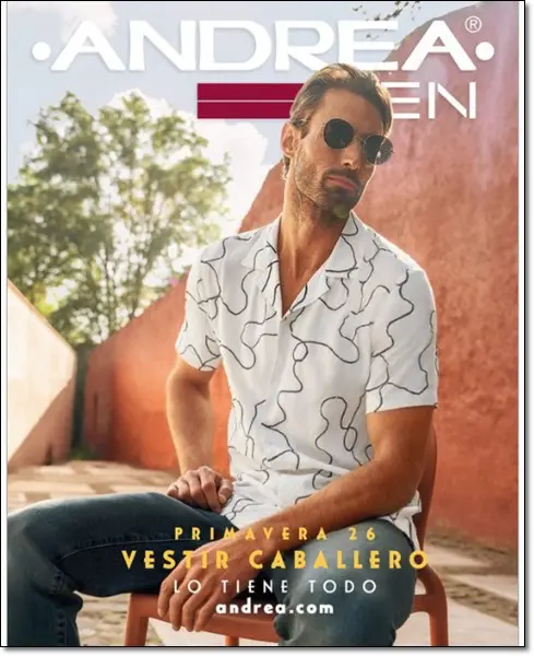 Catalogo Andrea Ropa de Hombre 2026 Vestir Primavera