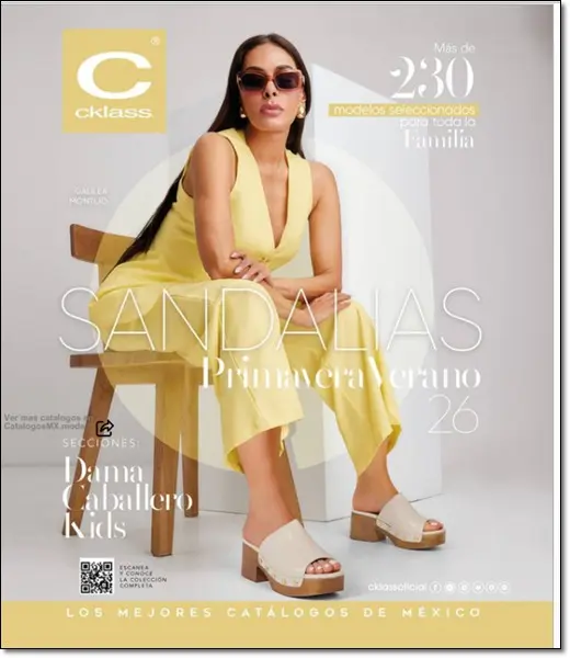Catalogo Sandalias Cklass Mujer 2026 PV
