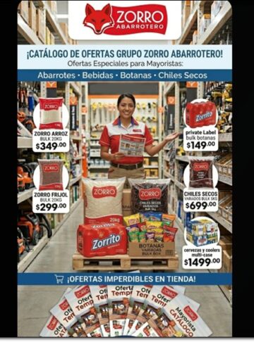 El Zorro Abarrotero Lista de Precios Hoy Vigente 2026