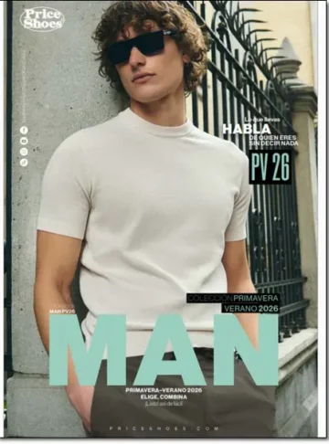 Catalogo Price Shoes Ropa Hombre 2026 PV